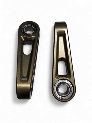 Can Am X3 Maverick Volt Front Sway Bar Links with Gunmetal Finish - Dunes 2 Dezert SXS