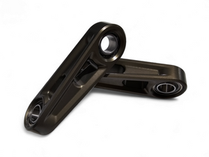 Can Am X3 Maverick Volt Front Sway Bar Links with Gunmetal Finish - Dunes 2 Dezert SXS