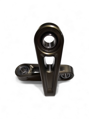 Can Am X3 Maverick Volt Front Sway Bar Links with Gunmetal Finish - Dunes 2 Dezert SXS