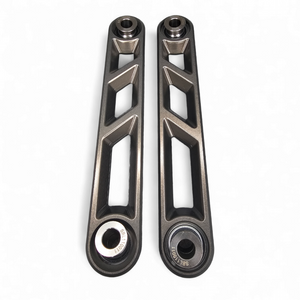 Can Am X3 Maverick Volt Rear Sway Bar Links with Gun Metal Finish - Dunes 2 Dezert SXS
