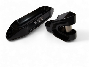 Elektric Offroad Designs UTV Winch Fairlead and Hook | Black - Dunes 2 Dezert SXS