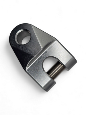 Winch Hook For EOD Billet Series Bumpers Anodized Clear Machine Finish - Dunes 2 Dezert SXS