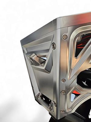Winch Hook For EOD Billet Series Bumpers Anodized Clear Machine Finish - Dunes 2 Dezert SXS