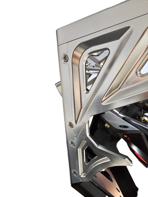Winch Hook For EOD Billet Series Bumpers Anodized Clear Machine Finish - Dunes 2 Dezert SXS