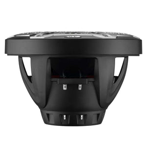 DS18 Hybrid Marine Speaker w/ Driver And RGB LEDs 10in 2-Way 450 Watts RMS 4 ohm Black w/ Cover