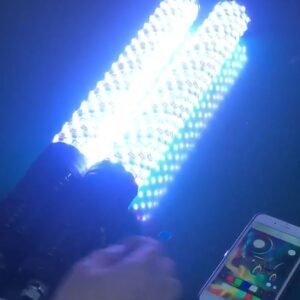D2D Fat Boy LED Whips – Bluetooth & Remote Control - Dunes 2 Dezert SXS