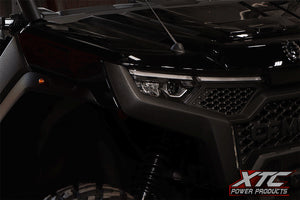 Auto Turn Signal Kit W/ Billet Lever And Front Drl Lights Cfm