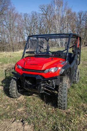 Poly Front Windshield Full Fixed Vented Hon