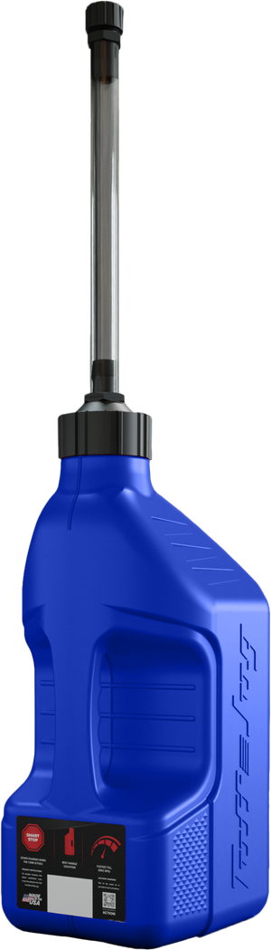 Utility Container Blue W/ Autostop Spout 2.5 Gal