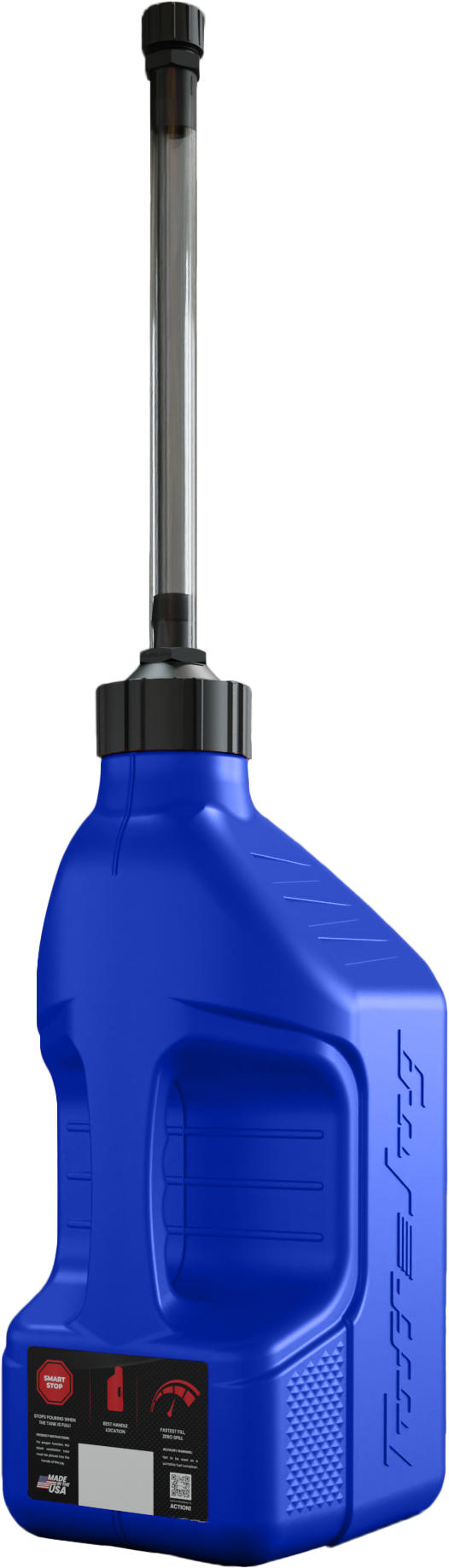 Utility Container Blue W/ Autostop Spout 2.5 Gal