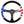 PRP Steering Wheel Center Cap - New Glory Shadow