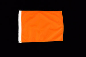Plain Orange safety replacement flag for Handy Flag whip systems
