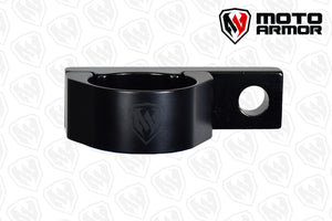 Moto Armor Billet Horizontal Flag Mount with anodized finish, low-profile clamp, and 1/2 inch hole for UTV flag and accessory installation.
