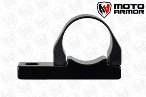 Moto Armor Billet Horizontal Flag Mount with anodized finish, low-profile clamp, and 1/2 inch hole for UTV flag and accessory installation.