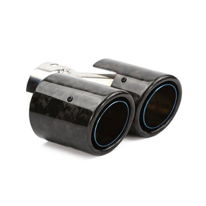 RPM Carbon Dual Exhaust Tips – Polaris Pro R Mufflers - Dunes 2 Dezert SXS
