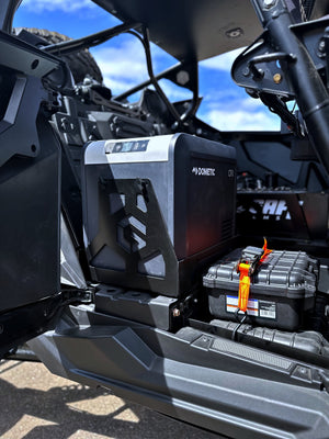 Geiser Performance Polaris RZR Turbo R Pro R Dometic cooler fridge mount