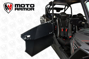 Moto Armor Aluminum Doors for Polaris RZR XP 4 1000, Turbo, and Turbo S – Lift-Off Design, Powder-Coated .125" Skins, Made in USA