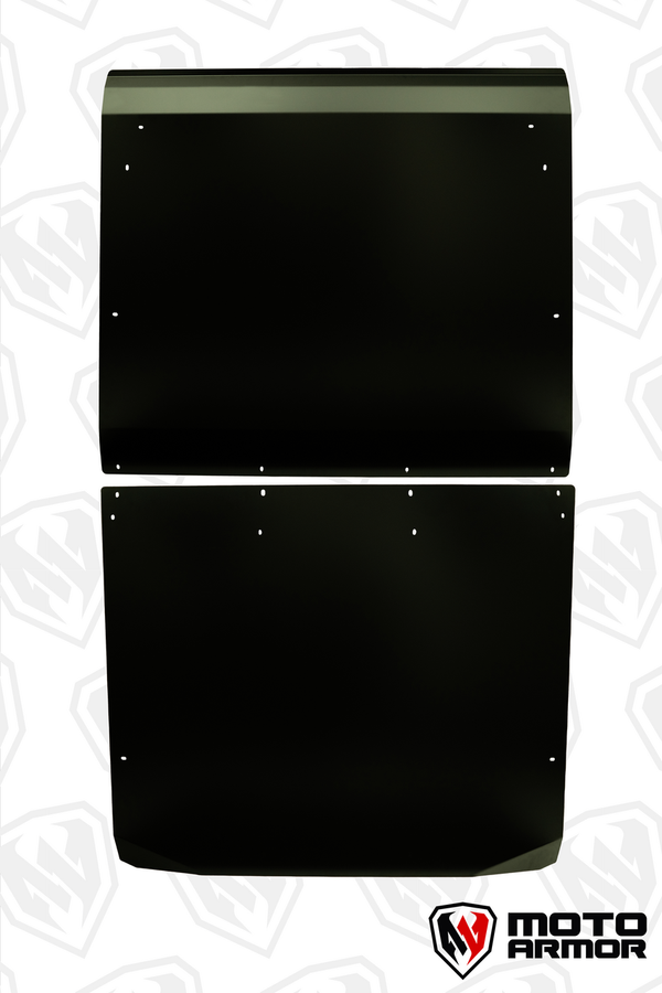 Durable black aluminum roof for Can-Am Commander MAX and Maverick Sport MAX with low-profile fit and corrosion-resistant hardware.