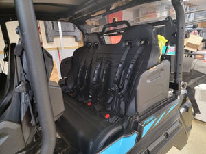 Yamaha Wolverine X4 Rear Bench Seat w/ Harnesses - Dunes 2 Dezert SXS
