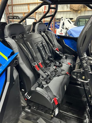 RZR 4 PRO Rear Bench Seat w/ Harnesses - Dunes 2 Dezert SXS