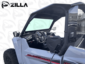 DOT laminated glass windshield with wiper and vent for Yamaha RMAX 1000 Wolverine 2021–2023 by UTVZILLA