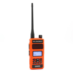 Rugged Radios GMR5 5W GMRS handheld radio in Safety Orange