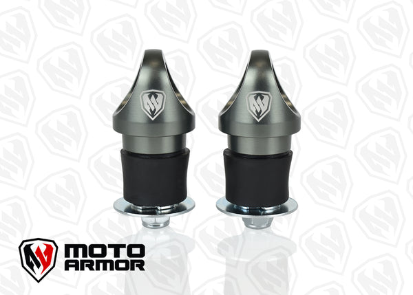 Moto Armor Billet Turn Lock Anchors for Polaris RZR – Anodized aluminum with rubber expansion fit