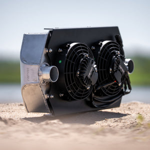 RPM Kawasaki H2 Stage 3 XL Intercooler Kit | Dual Fan Cooling - Dunes 2 Dezert SXS