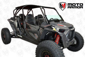 Glass half windshield with billet mounts for 2019–2023 Polaris RZR XP 1000 and Turbo models