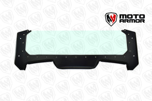 Glass half windshield with billet mounts for 2019–2023 Polaris RZR XP 1000 and Turbo models