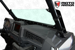 Glass half windshield with billet mounts for 2019–2023 Polaris RZR XP 1000 and Turbo models
