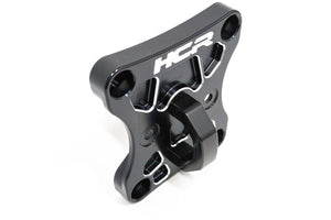 HCR Can-Am Maverick X3 rear radius rod plate installed view