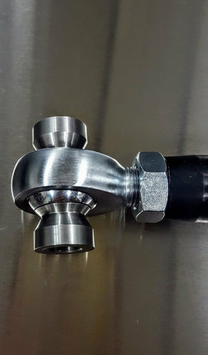 ZRP Desert Series tie rods for Can-Am X3 with 7075 aluminum body and JMX heims designed for racing and aggressive off-road driving