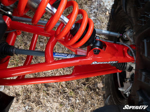 SuperATV X3 A-arms ball joint mounting detail