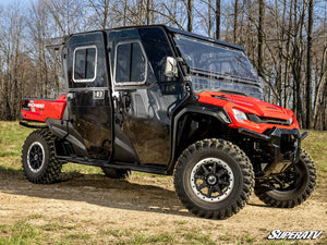 SuperATV Honda Pioneer 1000-6 Convertible Cab Doors, angle view