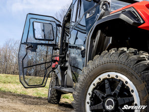 SuperATV Honda Pioneer 1000-6 Convertible Cab Doors, rear view