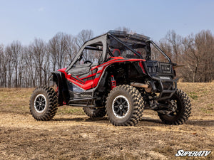 SuperATV Honda Talon 1000X / 1000R Primal Soft Upper Doors, cab view