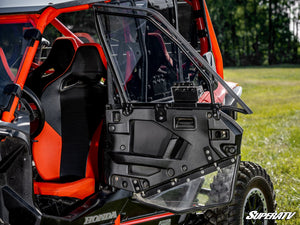 SuperATV Honda Talon 1000X-4 / 1000R-4 Hard Cab Upper Doors, installed view