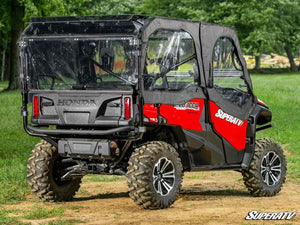 SuperATV Honda Pioneer 1000-5 Primal Soft Upper Doors, installed view