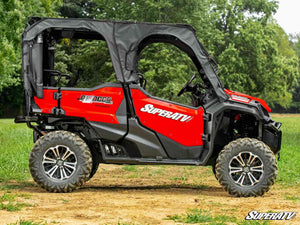 SuperATV Honda Pioneer 1000-5 Primal Soft Upper Doors, cab view