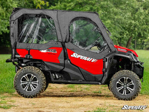 SuperATV Honda Pioneer 1000-5 Primal Soft Upper Doors, mounted view