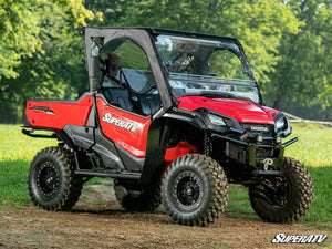 SuperATV Honda Pioneer 1000 Primal Soft Upper Doors, installed view