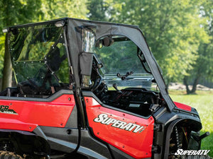 SuperATV Honda Pioneer 1000 Primal Soft Upper Doors, cab view