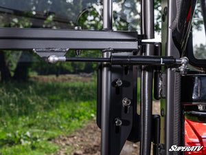 SuperATV Honda Pioneer 500 / 520 Convertible Cab Doors, mounted view