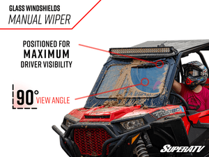 SuperATV Honda Talon 1000 Glass Windshield - view 8