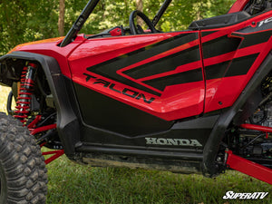 SuperATV Honda Talon 1000X / 1000R Aluminum Lower Doors, cab view