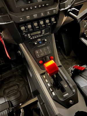 SFM Rugged Radio + SwitchPros Mount – Polaris Pro R / XP - Dunes 2 Dezert SXS
