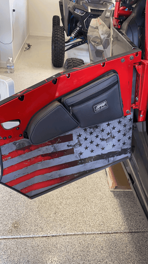 RZR XP/Turbo 2 Seat Aluminum Doors – Moto Armor - Dunes 2 Dezert SXS