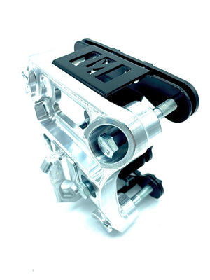 LM UTV Can-Am Maverick X3 Rear Bulkhead Kit fitted to the chassis