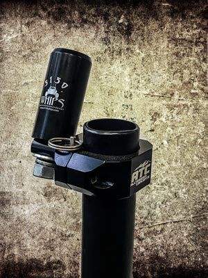 5150 billet whip mount, billet mount with magnetic whip base on a cage tube